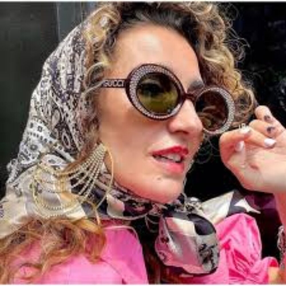 Gucci Crystal Oval Sunglasses GG0618S